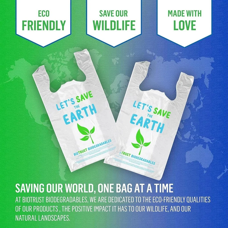 biodegradable thank you bags | 600 pieces bulk | extra thick, sturdy, recyclable & reusable | 100% biodegradable shopping bags, grocery/supermarket biodegradable thank you bags | 600 pieces bulk | extra thick, sturdy, recyclable & reusable | 100% biodegradable shopping bags, grocery/supermarket