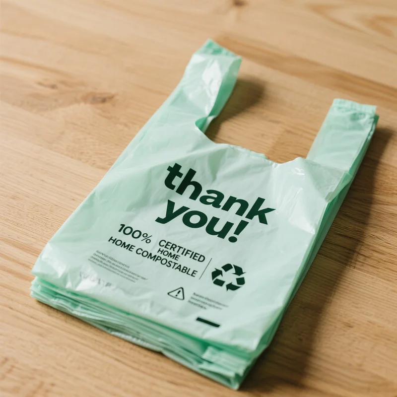 100% certified household compostable bag with carrying handle thank you bags ,shopping bags, retail t shirt bags 100% certified household compostable bag with carrying handle thank you bags ,shopping bags, retail t shirt bags