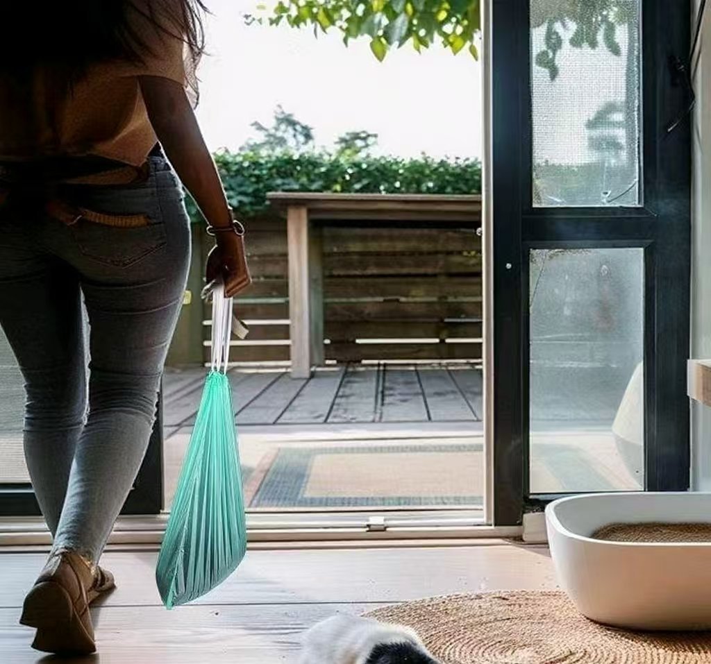 compostable garbage bag 4 gallon (approx. 100 liter) drawstring garbage bag compostable garbage bag 4 gallon (approx. 100 liter) drawstring garbage bag